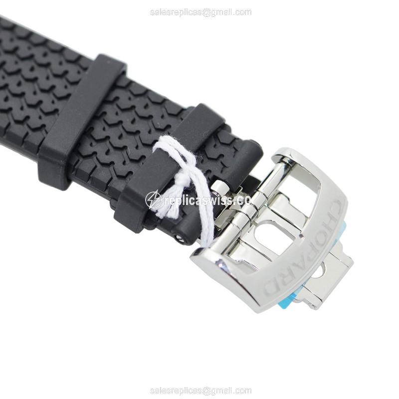 Chopard 158997-3001 Replica - Automatic - Steel - Black Dial - Rubber Strap - View 4