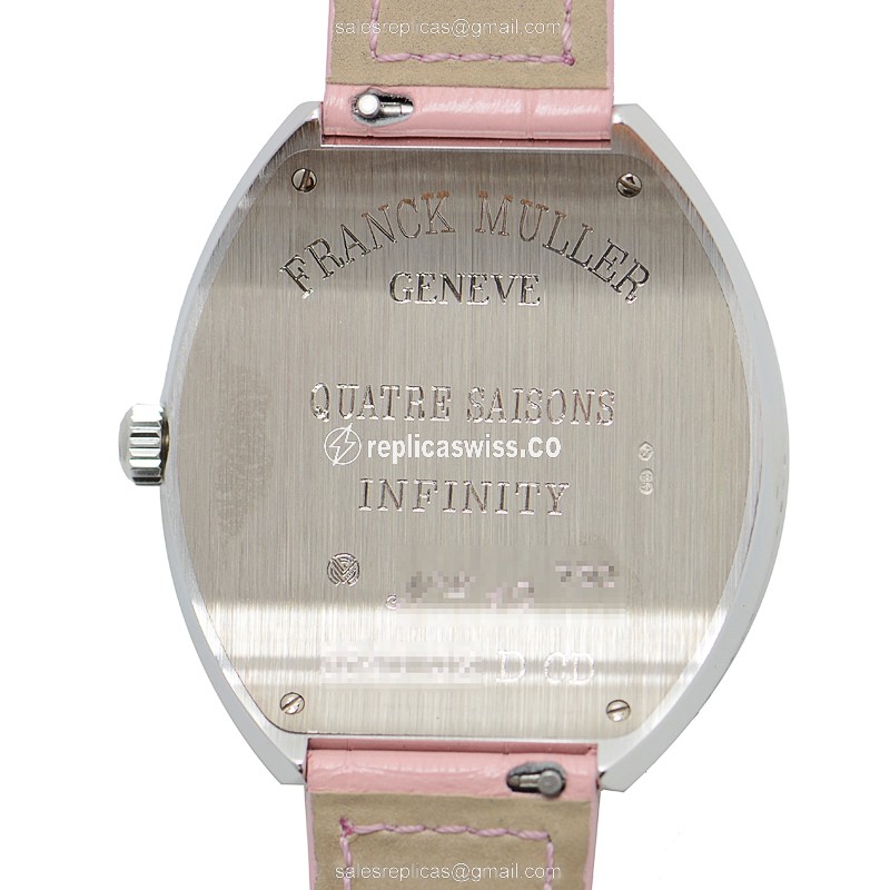 Franck Muller Infinity Watch - Quartz - 18kt - Pink Alligator - View 3