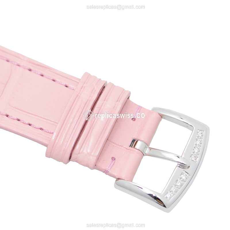 Franck Muller Infinity Watch - Quartz - 18kt - Pink Alligator - View 4