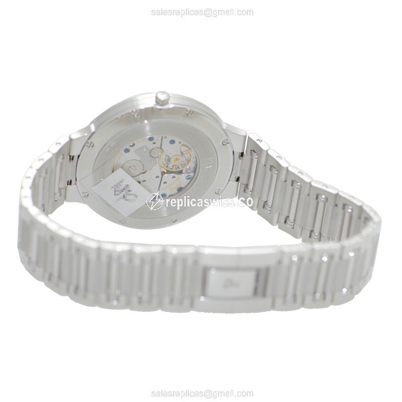 Piaget G0A31035 Replica - Manual Wind - 18kt Gold Case - Silver Dial - Silver Strap - View 4