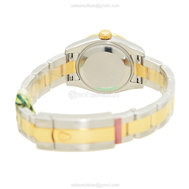 Rolex Lady Datejust Replica - Automatic | Gold Dial | Gold Clasp | Gold Strap - View 4