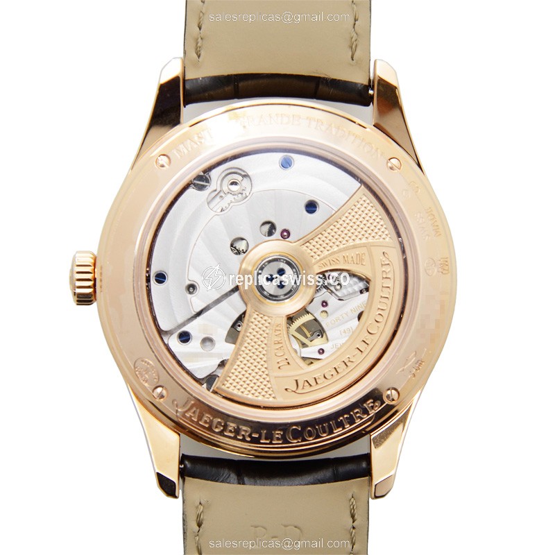Jaeger-Lecoultre Q500242A Master Ultra Thin - Auto - Silver Dial - Black Alligator Strap - View 3