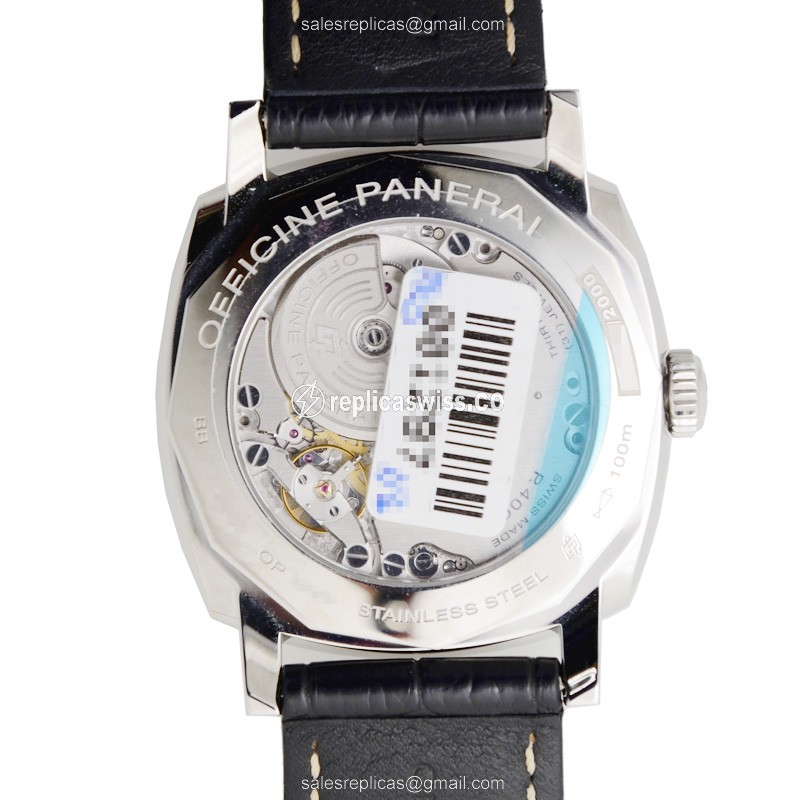 Panerai PAM00572 RADIOMIR - Automatic - Steel - Black Dial - Alligator Black Buckle - View 3