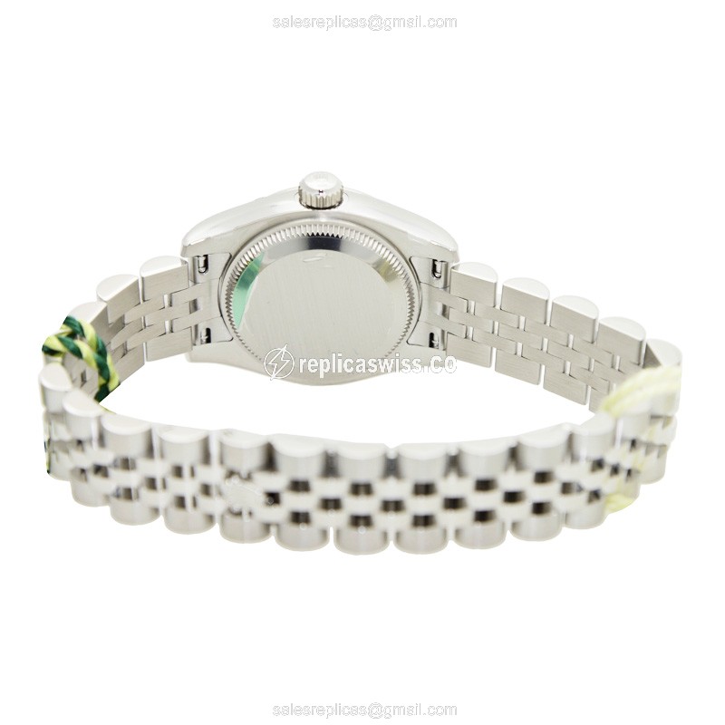 Rolex Datejust Replica - Automatic - 18kt White Gold & Steel - Silver Dial - View 4