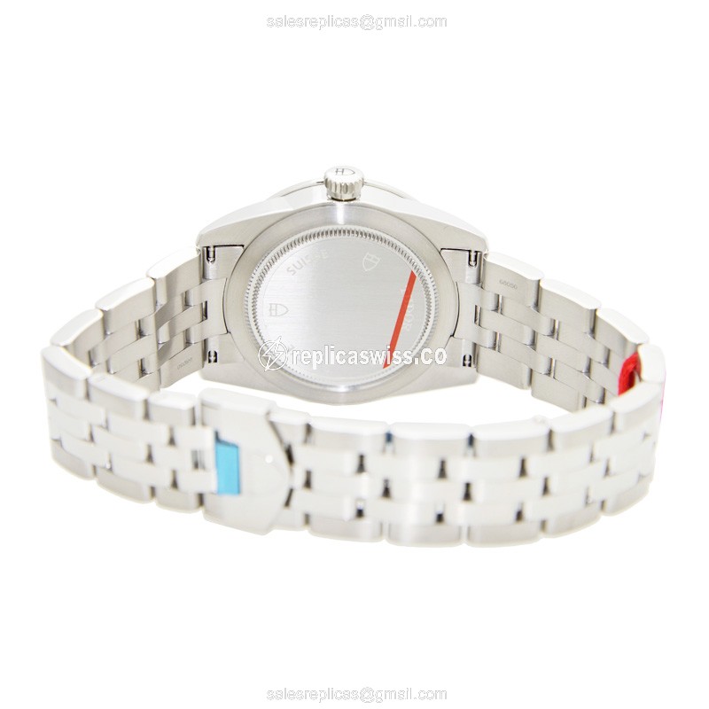 Tudor Glamour Date Replica - Automatic - Silver Steel Case - 40mm - View 4