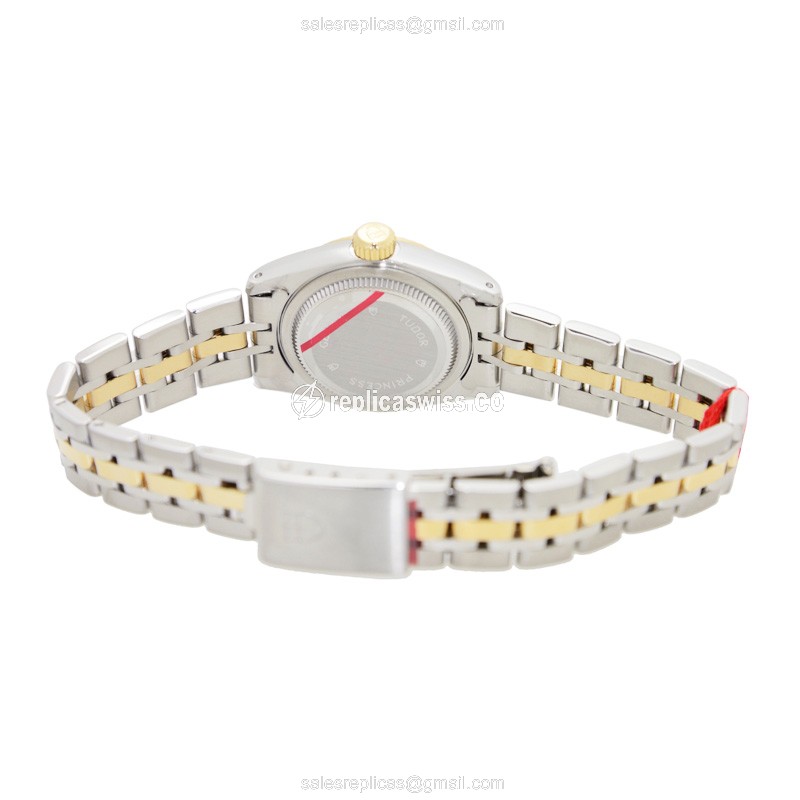 Tudor Princess Date Replica - Auto - Gold-Steel - Silver - View 4