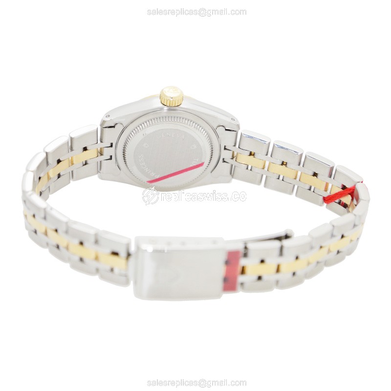 Tudor Princess Date Replica - Automatic - 18kt Gold & Steel - Silver Dial - View 3