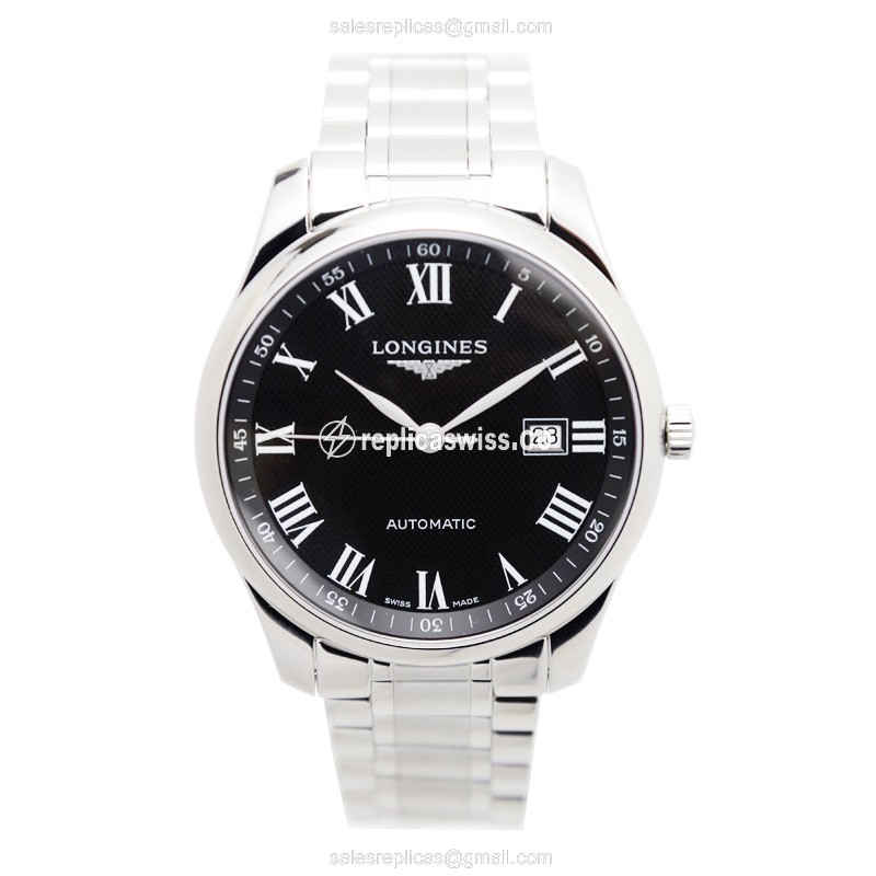 Rolex L2.893.4.51.6 Replica - Automatic - Black Dial on Steel Strap - View 2