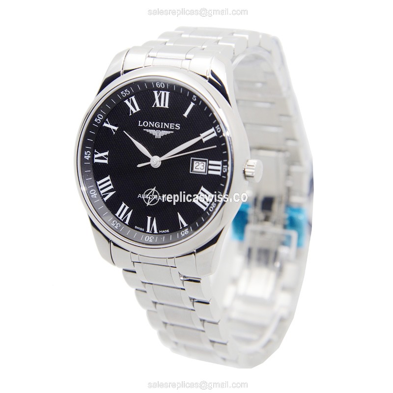 Rolex L2.893.4.51.6 Replica - Automatic - Black Dial on Steel Strap - View 3