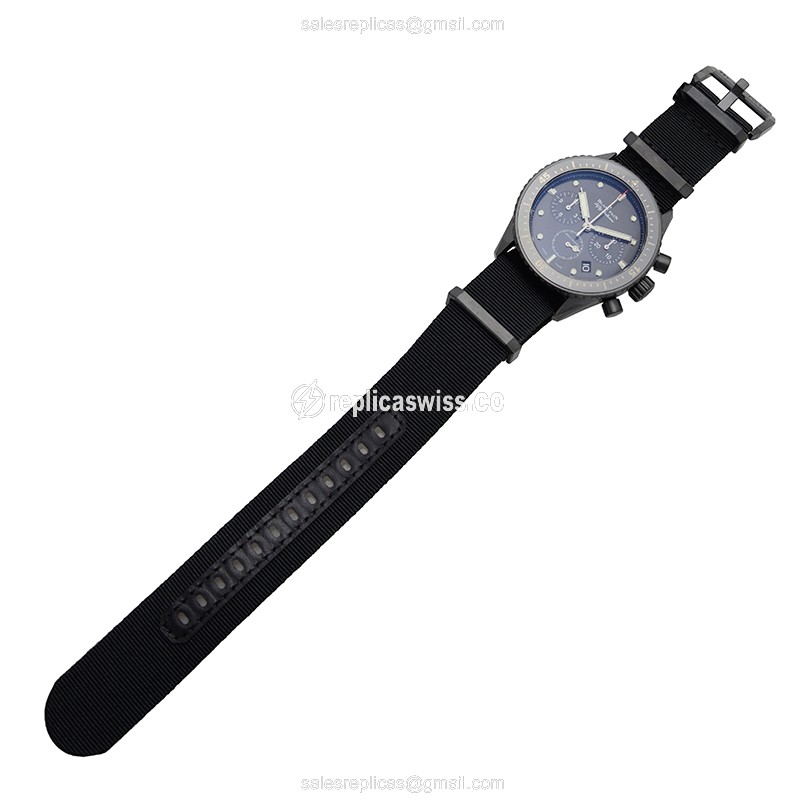 Blancpain 5200-0130-NABA Replica - Automatic - Black Dial - Steel Case - Black Nylon Strap - View 2