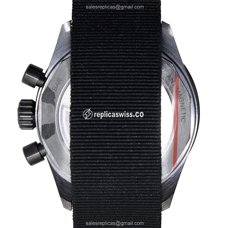 Blancpain 5200-0130-NABA Replica - Automatic - Black Dial - Steel Case - Black Nylon Strap - View 3