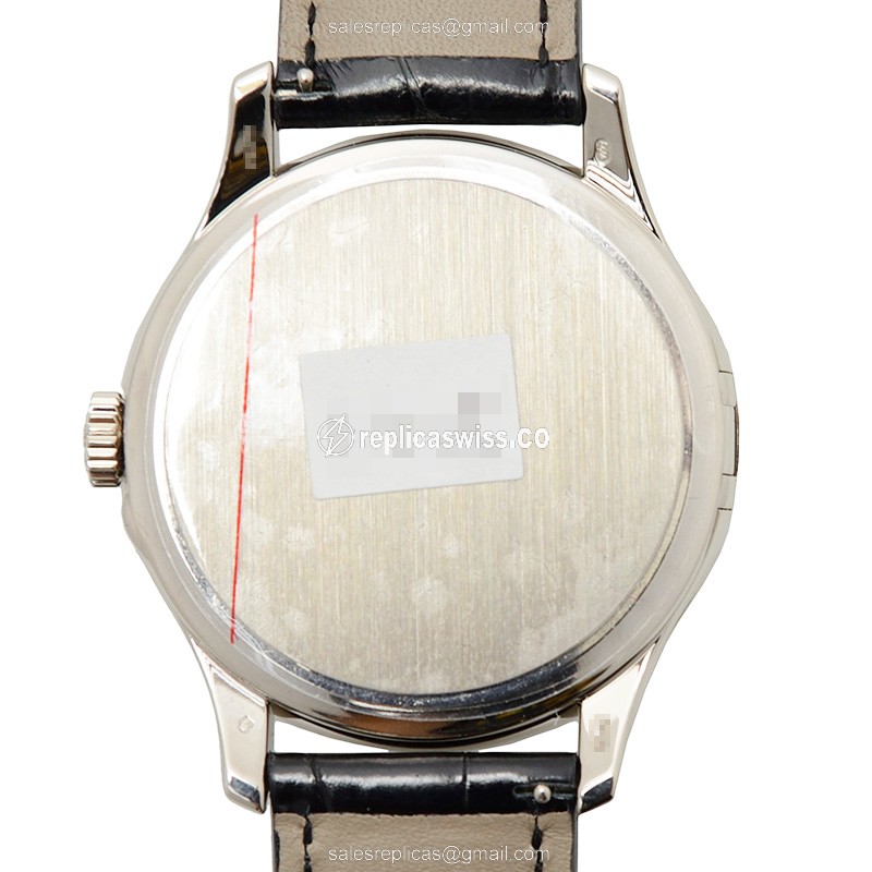 Patek Philippe 5227G-001 Replica - Automatic - 18kt Gold Case - Silver Dial on Black Alligator Strap - View 3