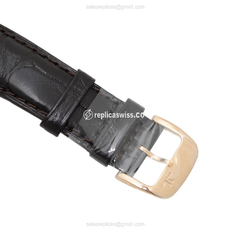 Jaeger-Lecoultre Q1422521 Ultra Thin - Automatic - 18kt Rose Gold - Silver Dial - Brown Alligator Strap - View 4