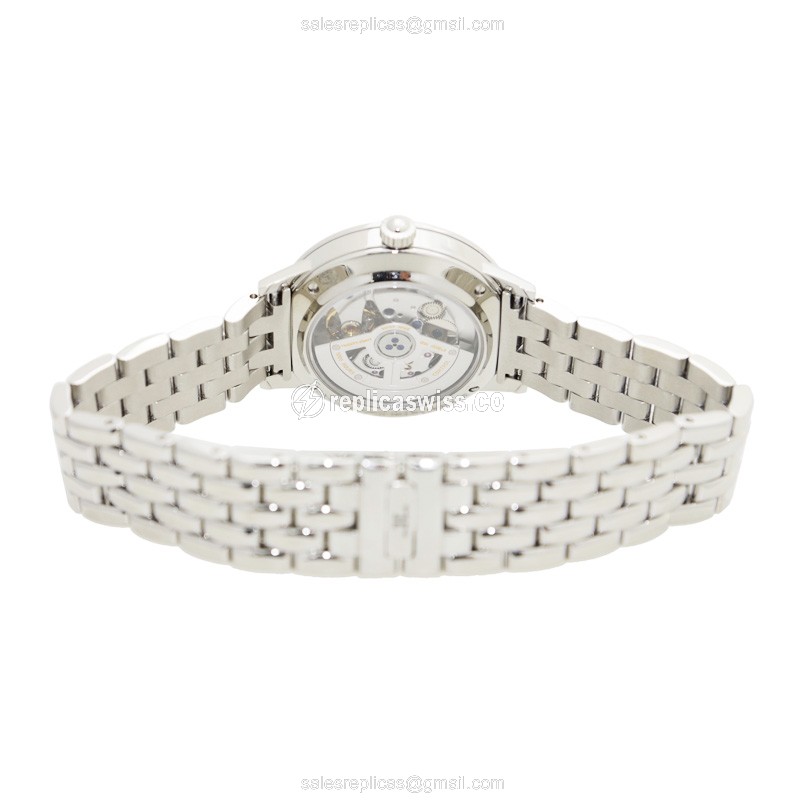Jaeger-LeCoultre Rendez-Vous Replica - Auto - Steel - White - View 4