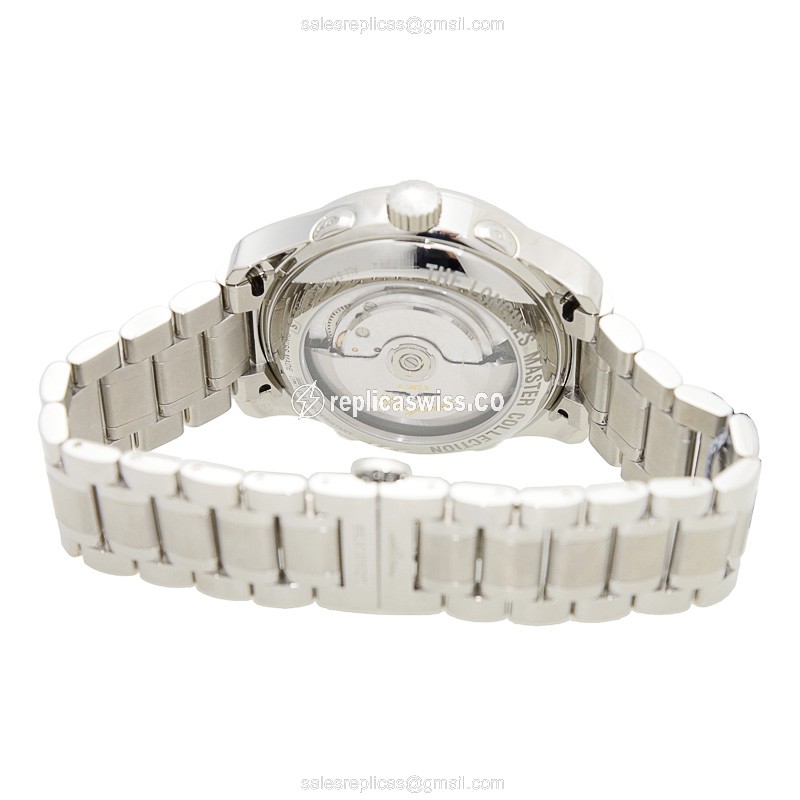 Longines L2.739.4.51.6 Replica - Automatic - Black Dial, Steel Case, Silver Clasp - View 4