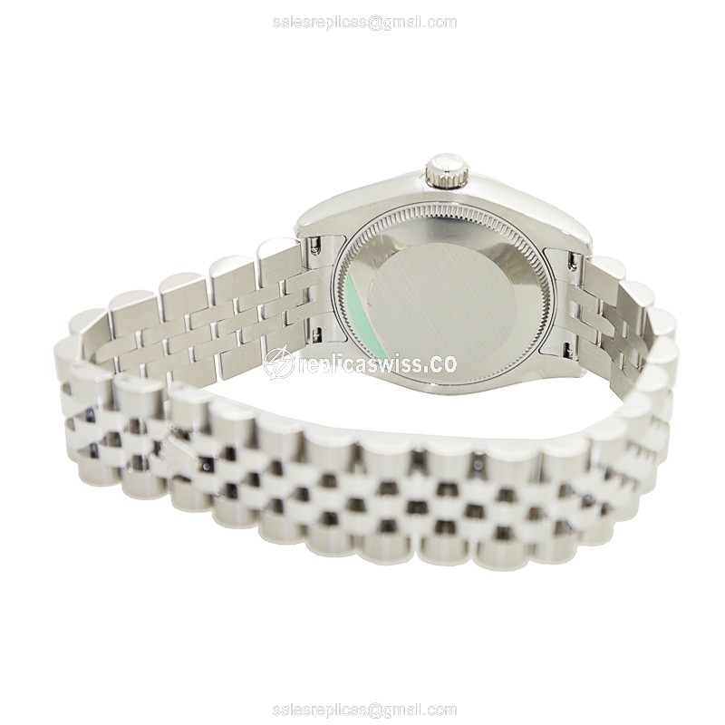 Rolex Datejust Replica - Automatic - White Gold & Steel - Silver Dial - View 4