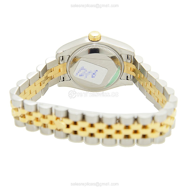 Rolex Lady Datejust Replica - Automatic | Silver Dial | Clasp | Silver Strap - View 4