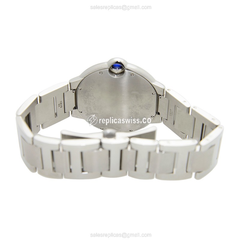 Cartier Ballon Bleu Replica - Automatic - Silver Dial - Steel Case & Band - View 4