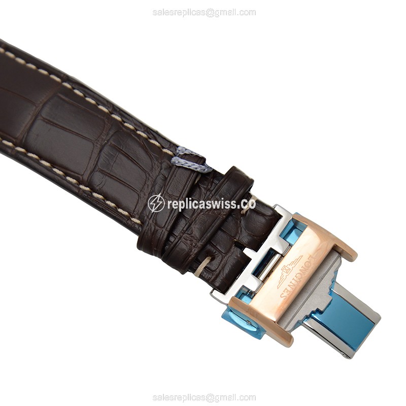 Longines CONQUEST CLASSIC Replica | Automatic | Gold & Steel Case | Silver Dial - View 4