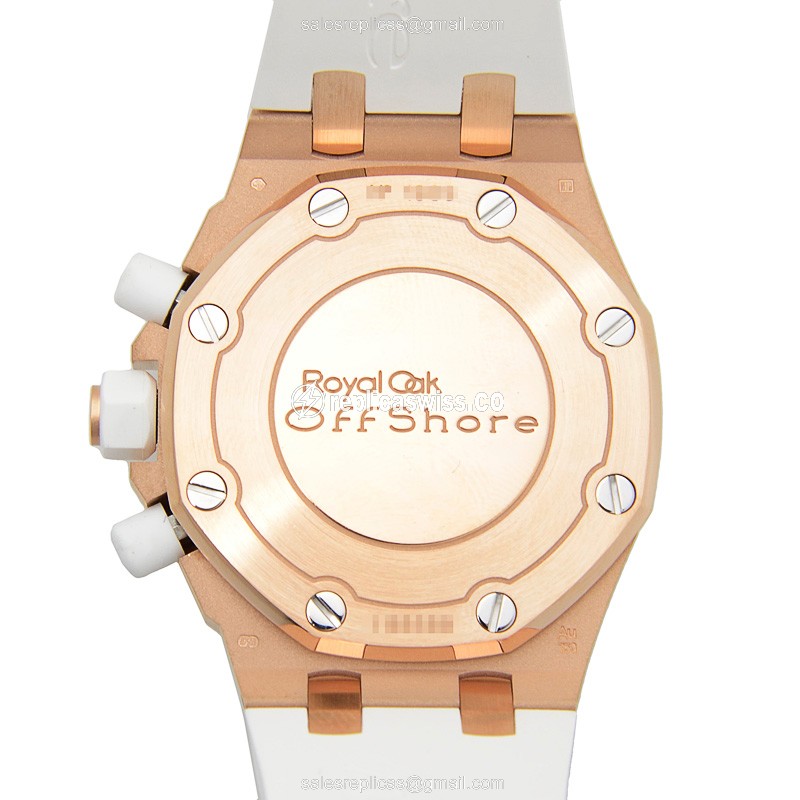 Audemars Piguet Royal Oak Offshore Replica - Automatic - Rose Gold Case - Diamond Bezel - 41mm - View 3