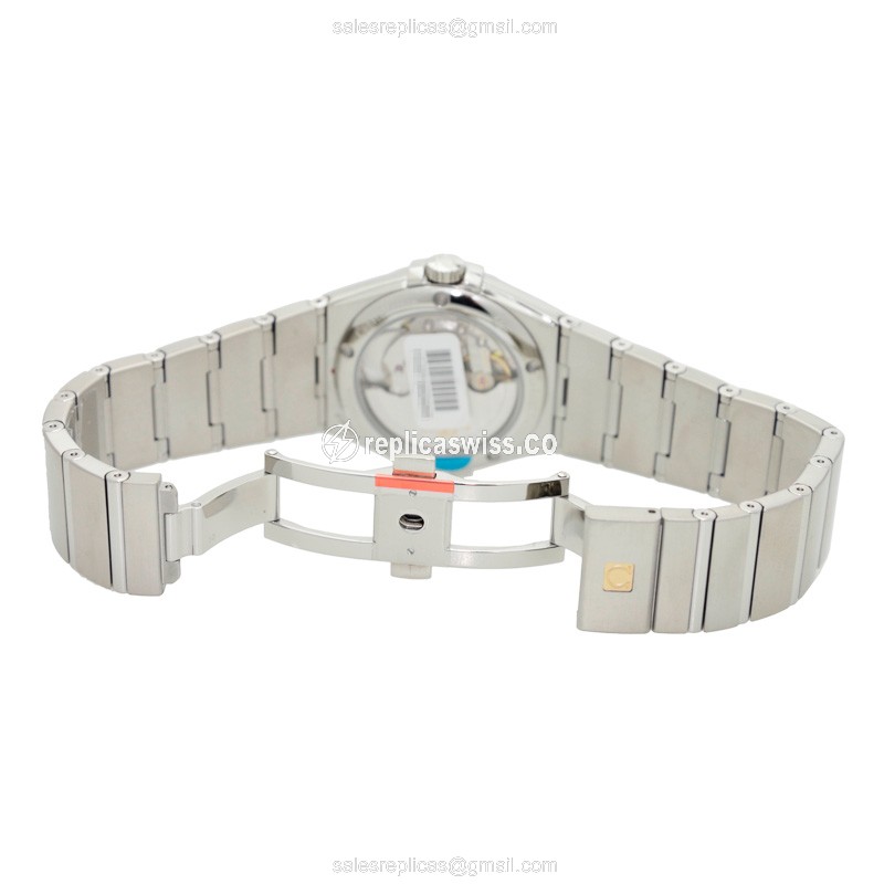 Omega Constellation Replica - Automatic | Steel Case | Blue Dial | Silver Clasp - View 4