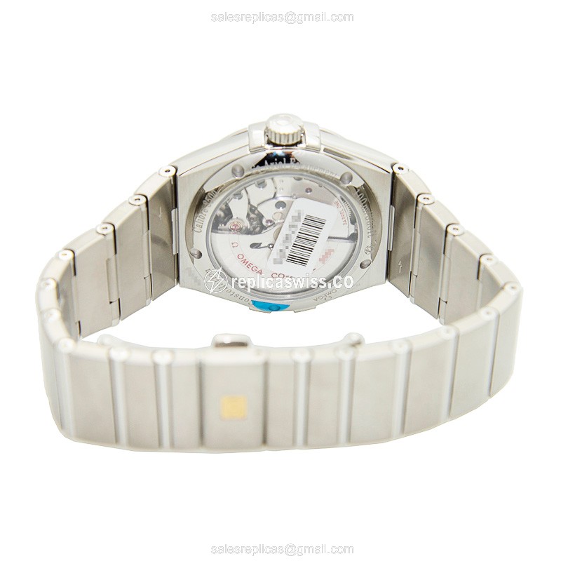 Omega Constellation Replica - Automatic - Blue Dial - Steel Case - Silver Steel Strap - View 4