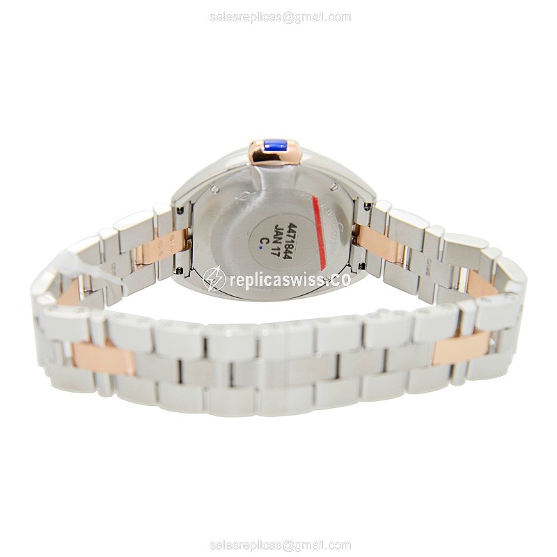 Cartier W2CL0004 CLe DE CARTIER Automatic - Steel Case - White Dial - Silver Steel Strap - View 4