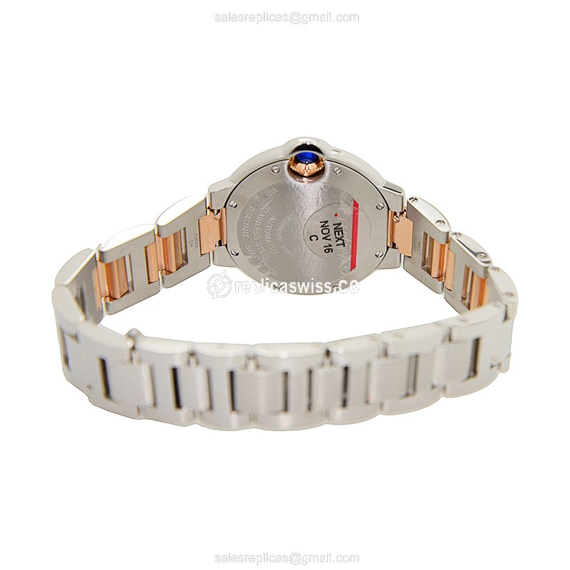 Replica Watch Cartier Ballon Bleu - Automatic Steel Gold - View 4