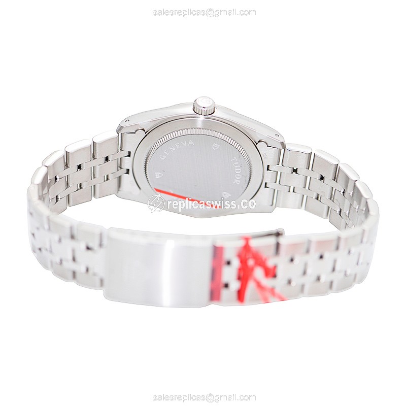 Tudor Prince Date Automatic Steel Silver Dial Clasp Silver Strap - View 4