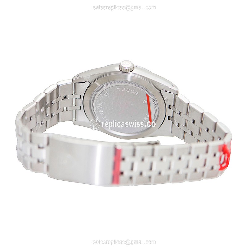 Tudor Prince Date-Day Replica - Automatic - Steel - Black - Sapphire - View 3