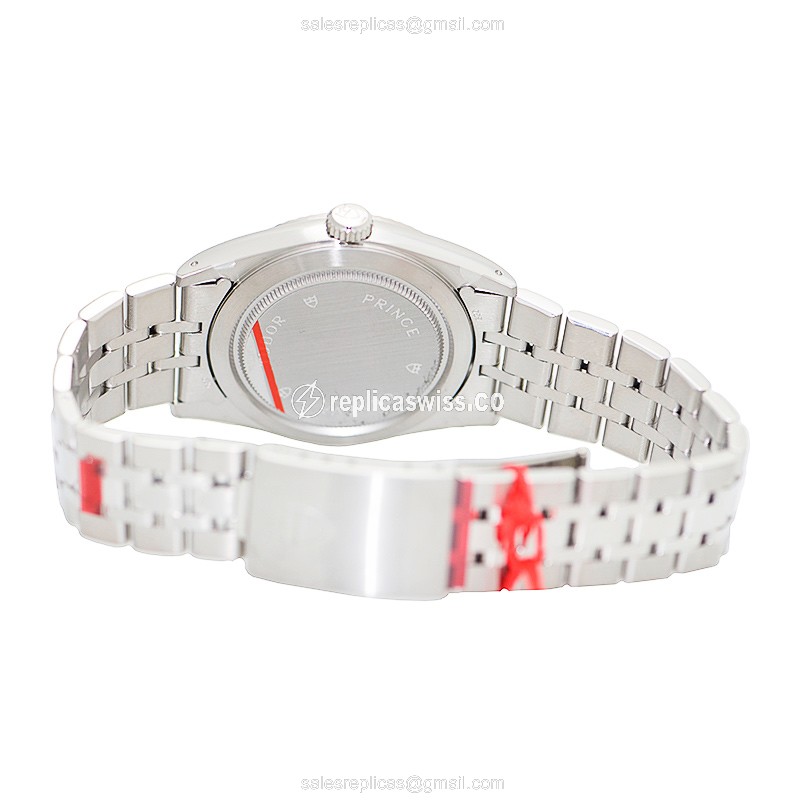 Tudor Prince Date-Day Replica - Automatic - Silver Dial - Steel Case & Strap - View 4