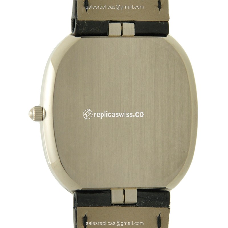 Patek Philippe 5028G-001 ELLIPSE - Auto - 18kt White Gold - Black Dial - Buckle Clasp - View 3