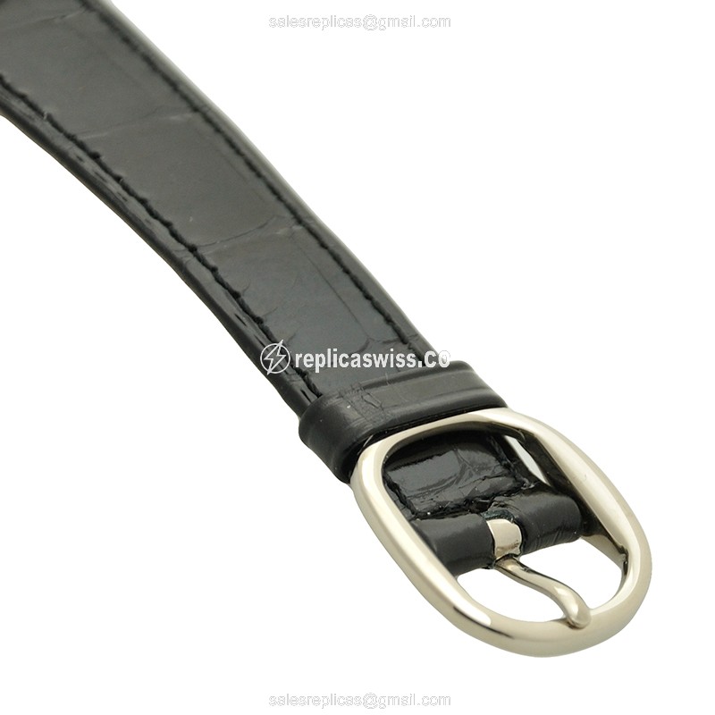Patek Philippe 5028G-001 ELLIPSE - Auto - 18kt White Gold - Black Dial - Buckle Clasp - View 4