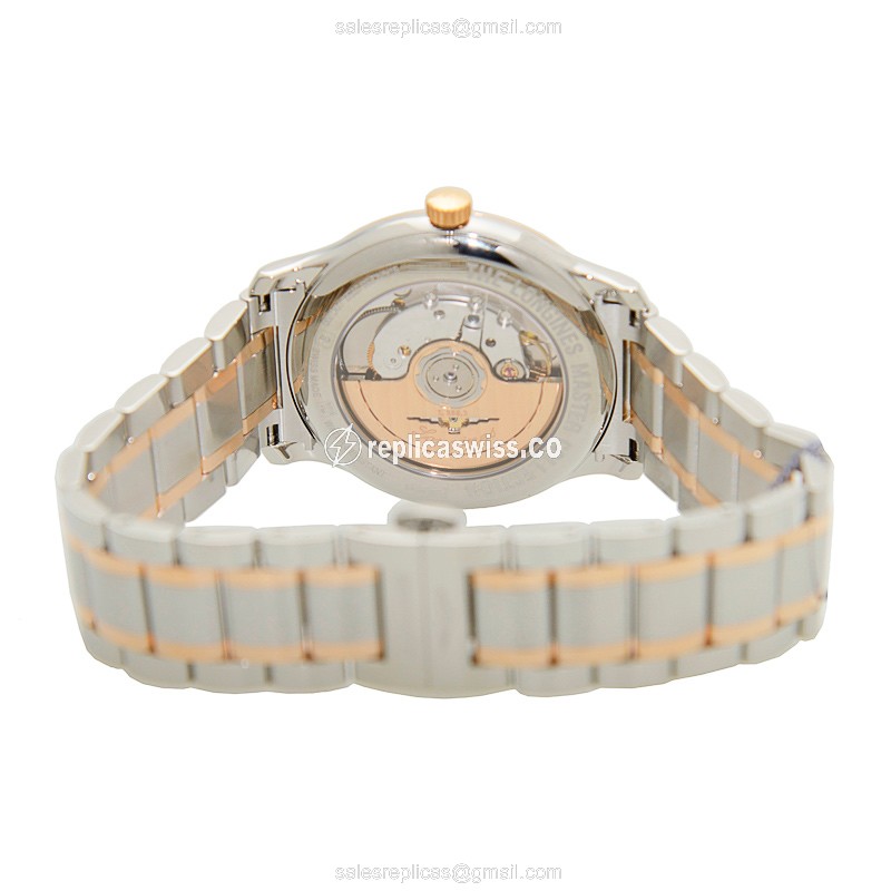 Longines L2.628.5.97.7 Replica - Automatic - 18kt Rose Gold & Steel Case - Silver Dial - View 4