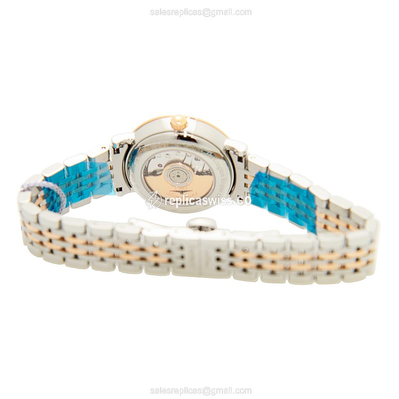 Longines L4.310.5.11.7 Replica - Automatic - 18kt Rose Gold & Steel Case - White Dial - View 4