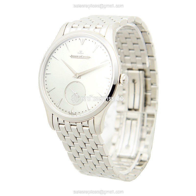 Jaeger-Lecoultre Q1358120 Replica - Ultra Thin - Automatic - Steel Case - Silver Dial - Steel Band - View 3