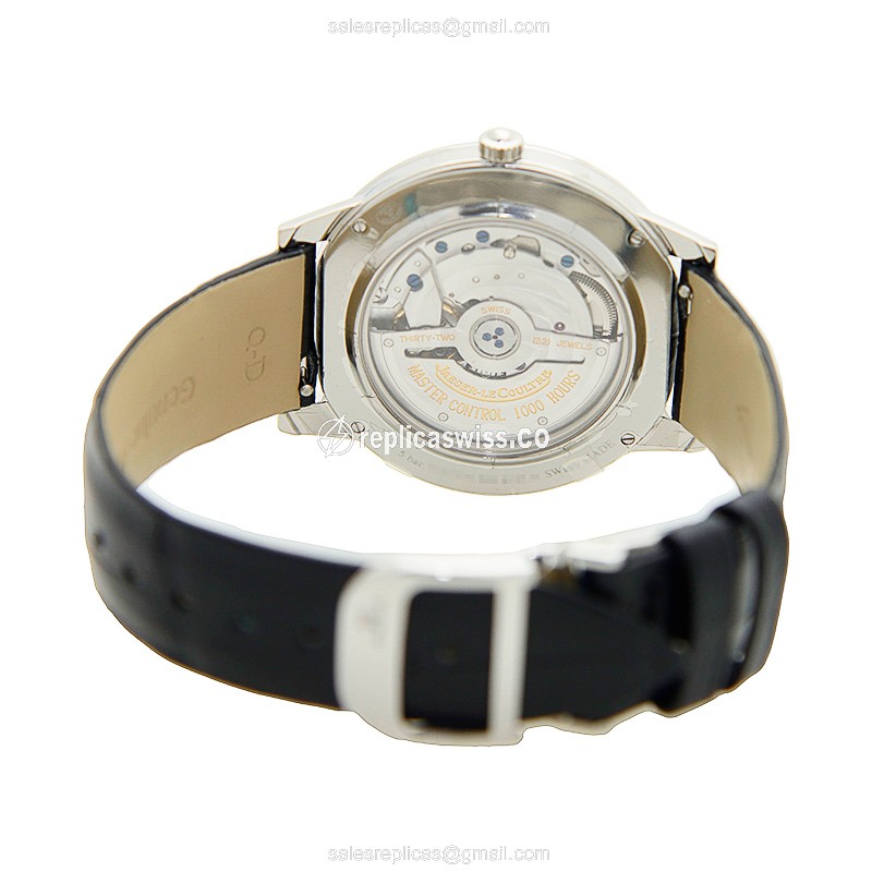 Jaeger-Lecoultre Q3548490 Rendez-Vous - Automatic - Steel Case - White Dial - Black Alligator Strap - View 4