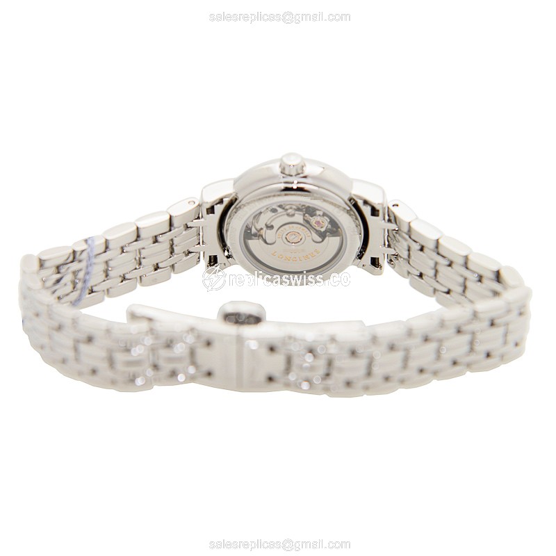 Longines Presence Replica - Automatic | Steel Case | Silver Dial | Silver Strap - View 4