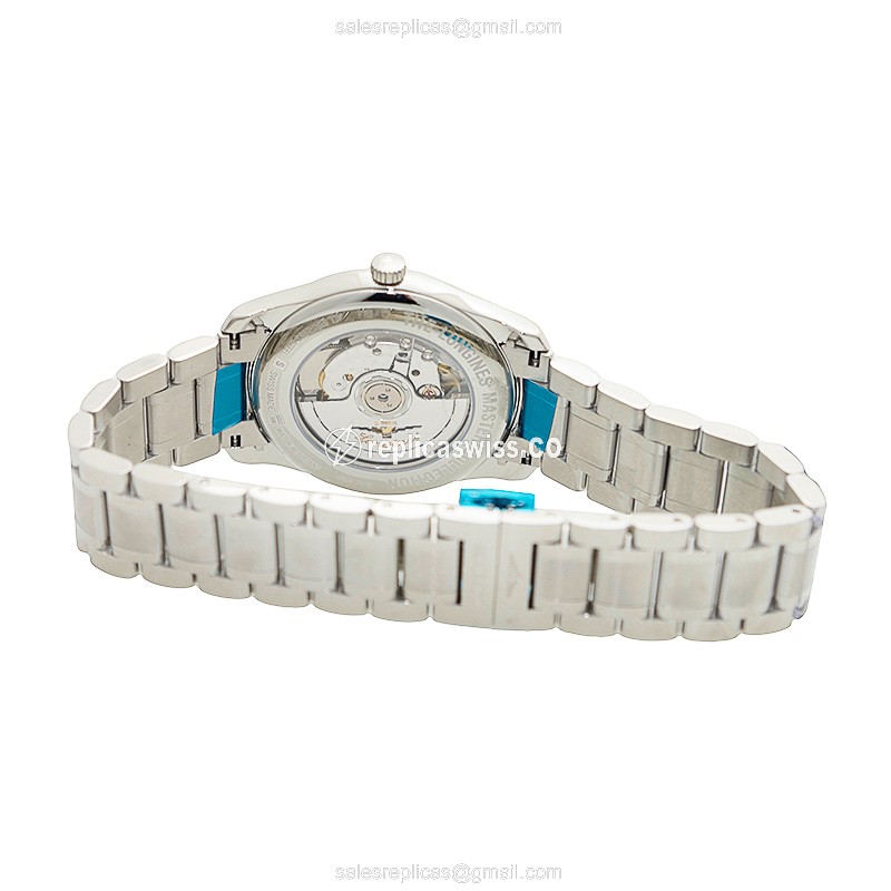 Longines L2.793.4.51.6 Replica - Automatic - Steel Case, Black Dial, Silver Clasp - View 4