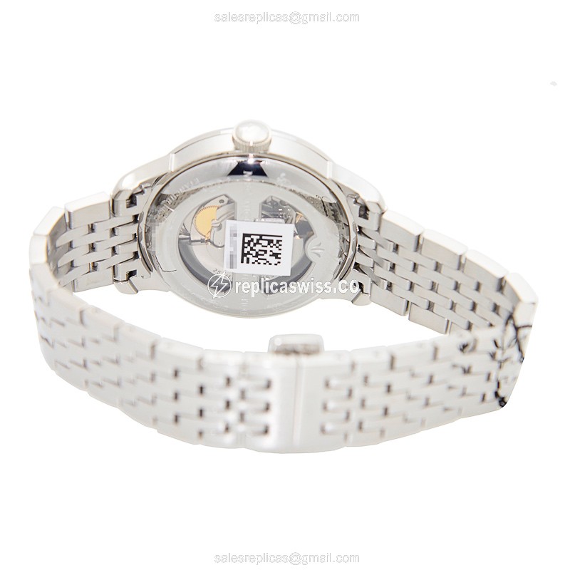 Tissot LE LOCLE Automatic - Stainless Steel Case - White Dial - Silver Strap - View 4