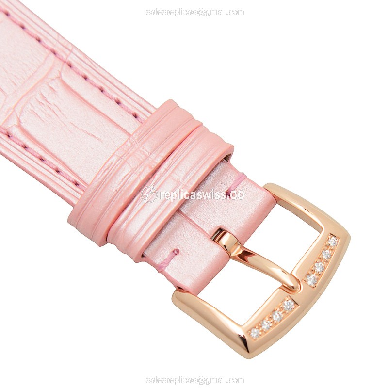 Franck Muller 952 QZ COL DRM MOP D 1R CD8 Long Island - Quartz - 18kt Rose Gold - Diamonds - Silver Dial - View 4