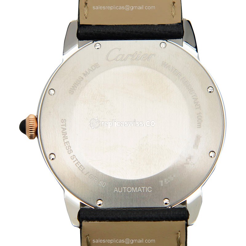 Cartier W2RN0005 ROTONDE DE CARTIER Automatic 18kt Rose Gold & Steel - View 3