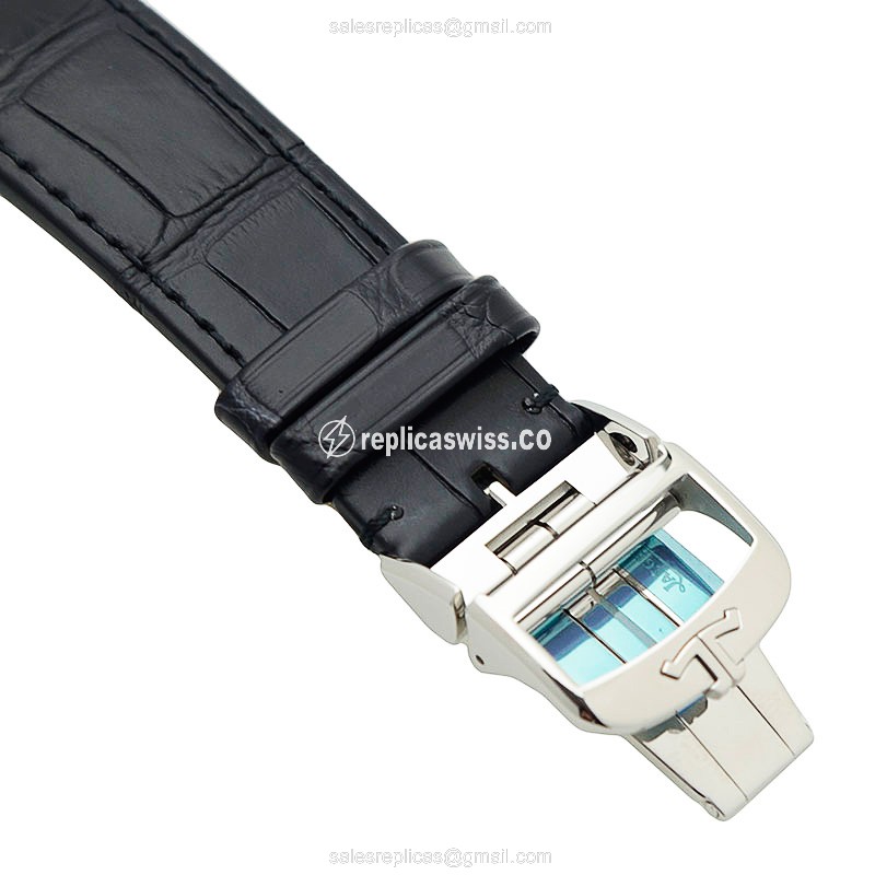 Jaeger-Lecoultre Q8018420 GEOPHYSIC - Automatic - Steel Case - White Dial - Black Alligator Strap - View 4