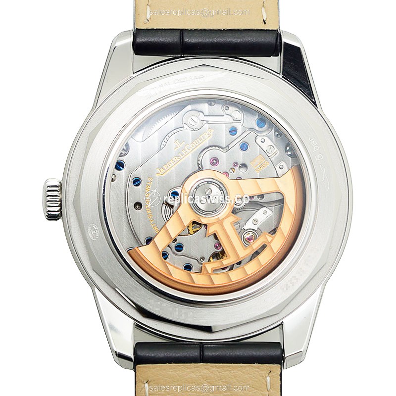 Jaeger-Lecoultre Q8108420 GEOPHYSIC - Automatic - Blue Dial - Steel Case - Black Alligator Strap - View 3