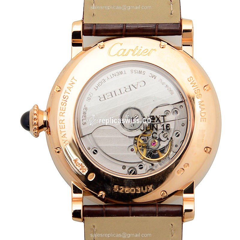 Cartier W1556240 ROTONDE DE CARTIER Automatic 18kt Rose Gold - View 3