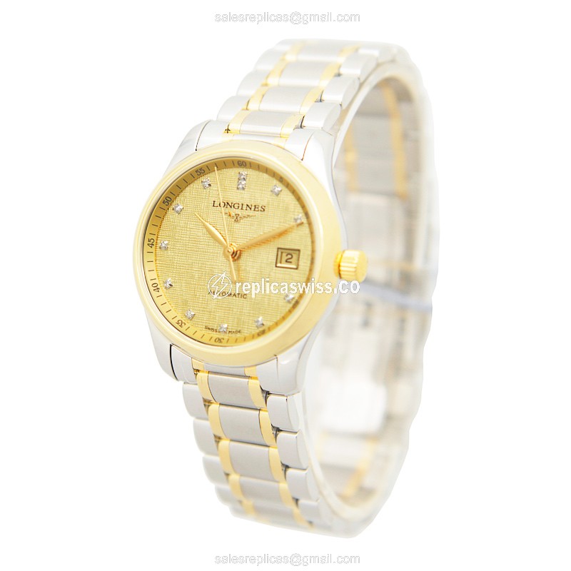 Longines Master Replica - Gold-Plated, Steel Case - Automatic - View 3