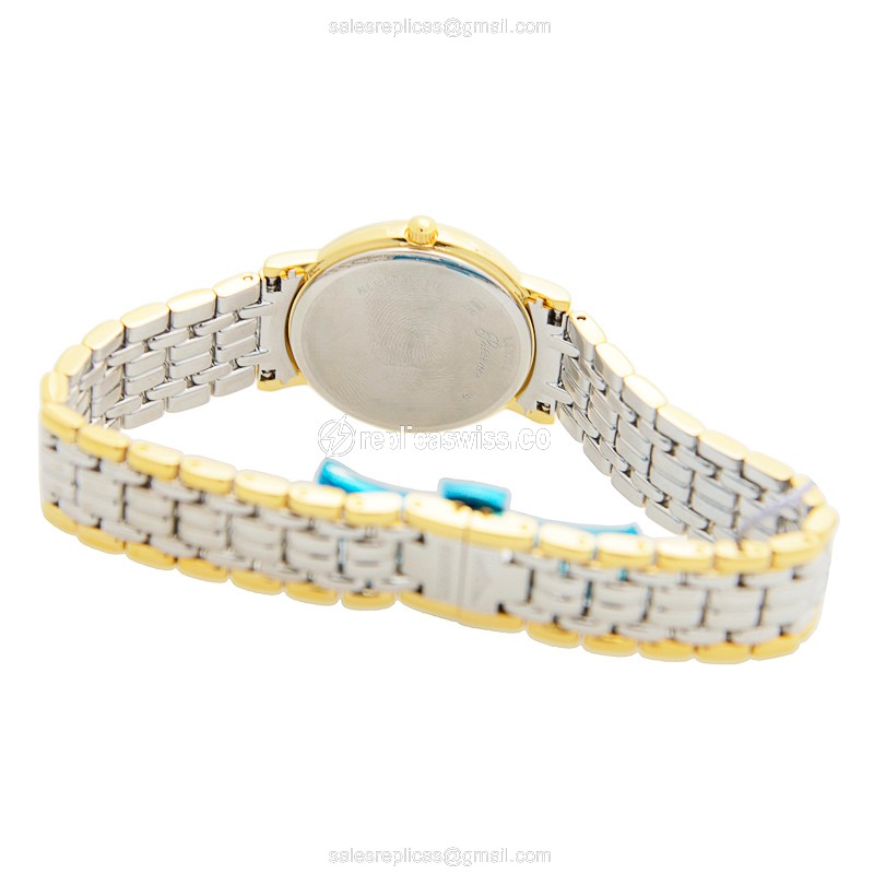 Longines Presence Replica - Quartz - Gold-Plated Case - White Dial - View 4