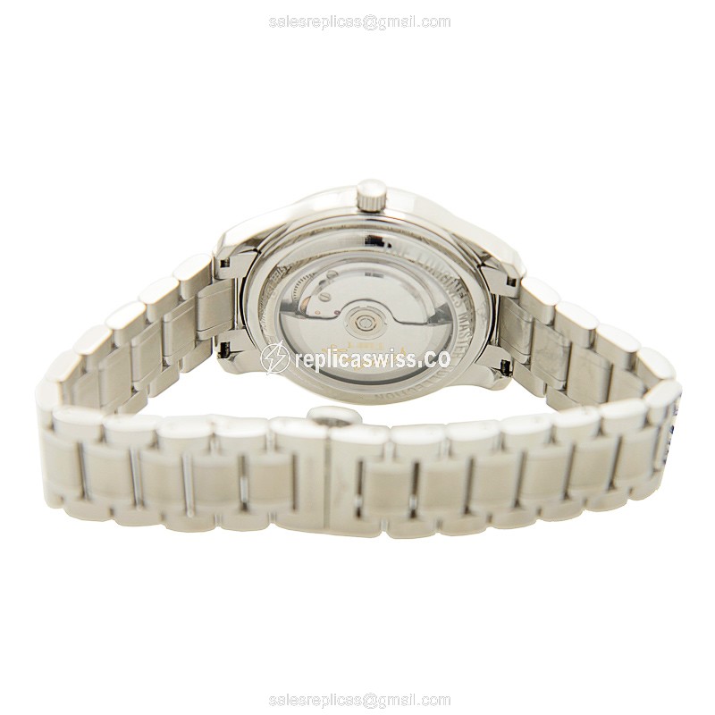 Longines Master Replica - Automatic | Stainless Steel | Black Dial | Silver Clasp - View 4
