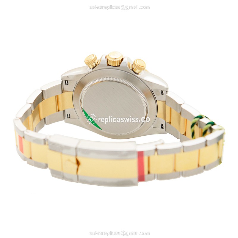 Rolex Daytona Replica - Automatic | Silver Dial | Clasp | Silver Strap - View 4