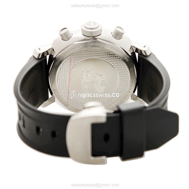 Panerai FER00019 Replica - Automatic - Steel Case - Black Dial - Rubber Strap - View 4
